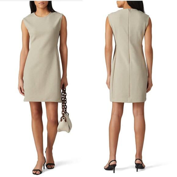 Club Monaco Dresses & Skirts - Club Monaco Cream Sculptural Mini Dress - Size 4